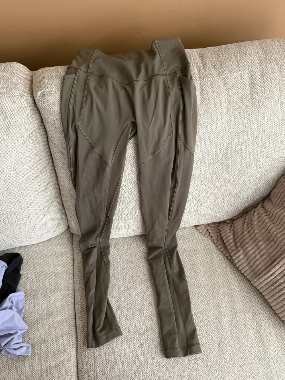 Lululemon Olive Green High-Rise all the right places Leggings
